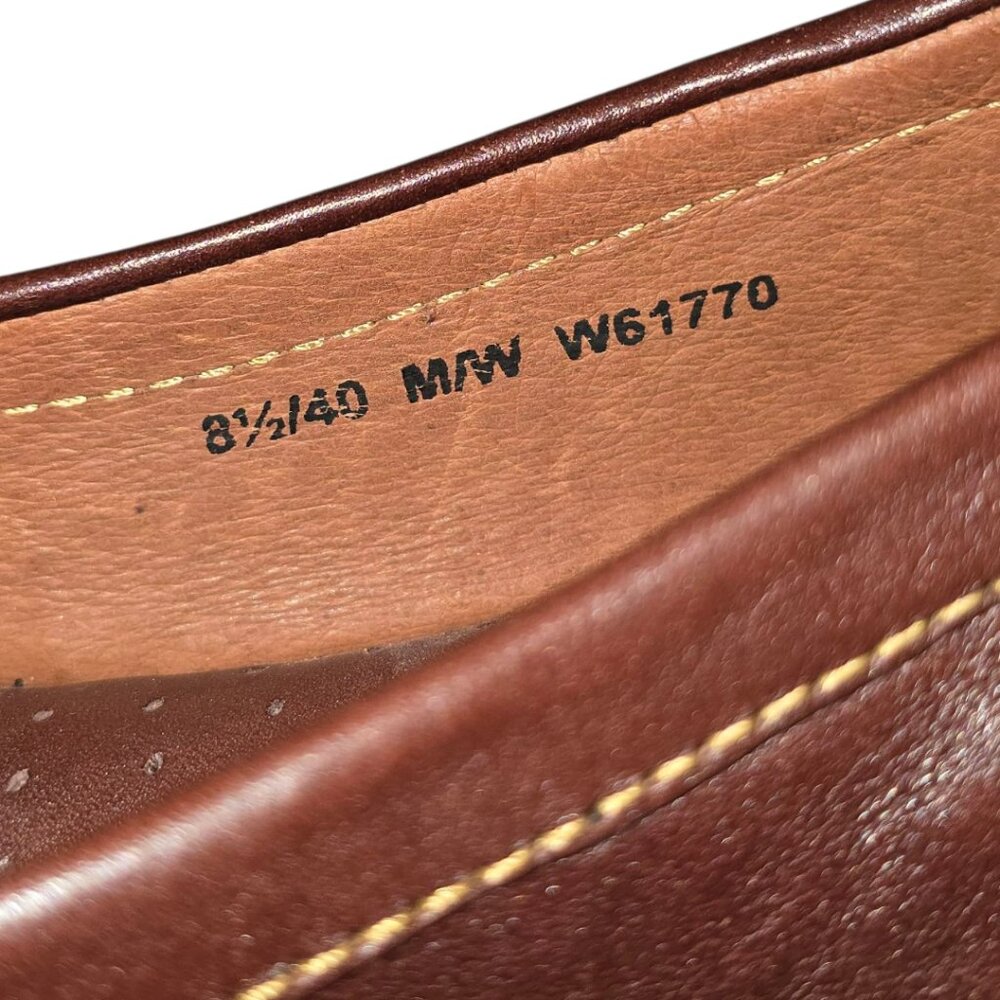 NWOT - BORN Mindy Brown Leather Slip On Loafers sz 8.5 - Picture 7 of 9